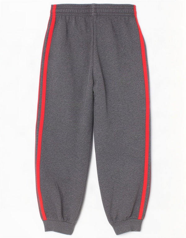 Pantaloni da tuta da ragazzo Adidas Joggers 5-6 anni in cotone grigio screziato