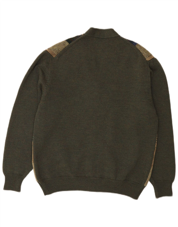 Maglione cardigan Cricked Club da uomo John Ashfield IT 48 Verde medio