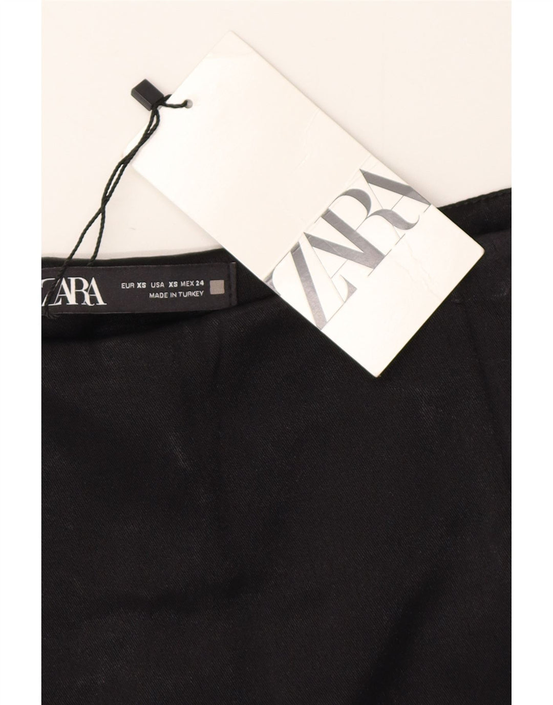 Gonna a portafoglio ZARA da donna XS W24 viscosa nera