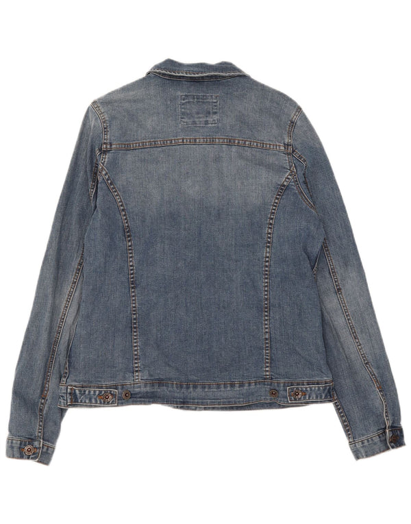 Giacca di jeans da donna Fat Face UK 12 Cotone blu medio