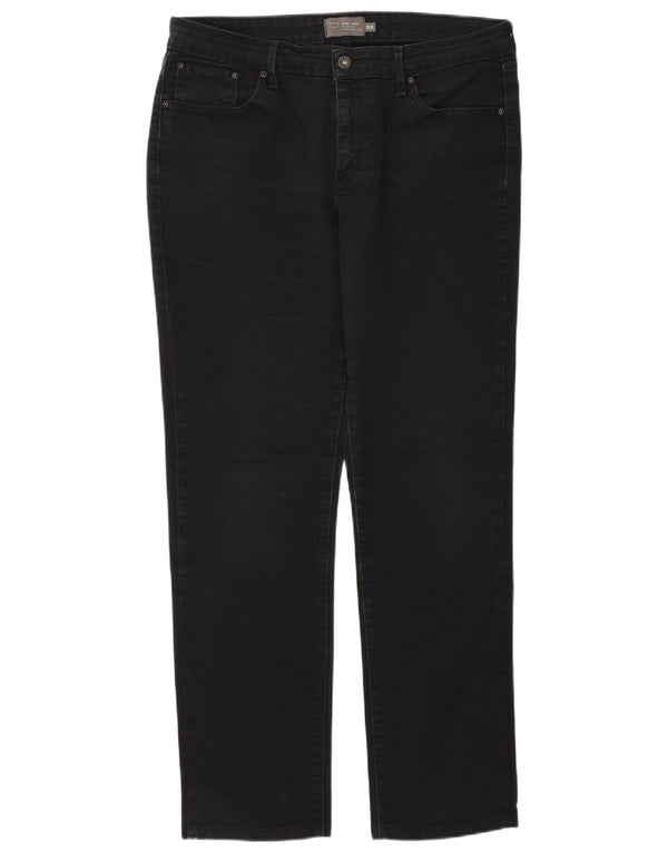 Jeans dritti dalla vestibilità classica Demi Curve da donna Levi's W33 L30 cotone nero