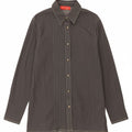 KRIZIA Womens Denim Shirt UK 18 XL Grey Cotton Vintage Krizia and Second-Hand Krizia from Messina Hembry 