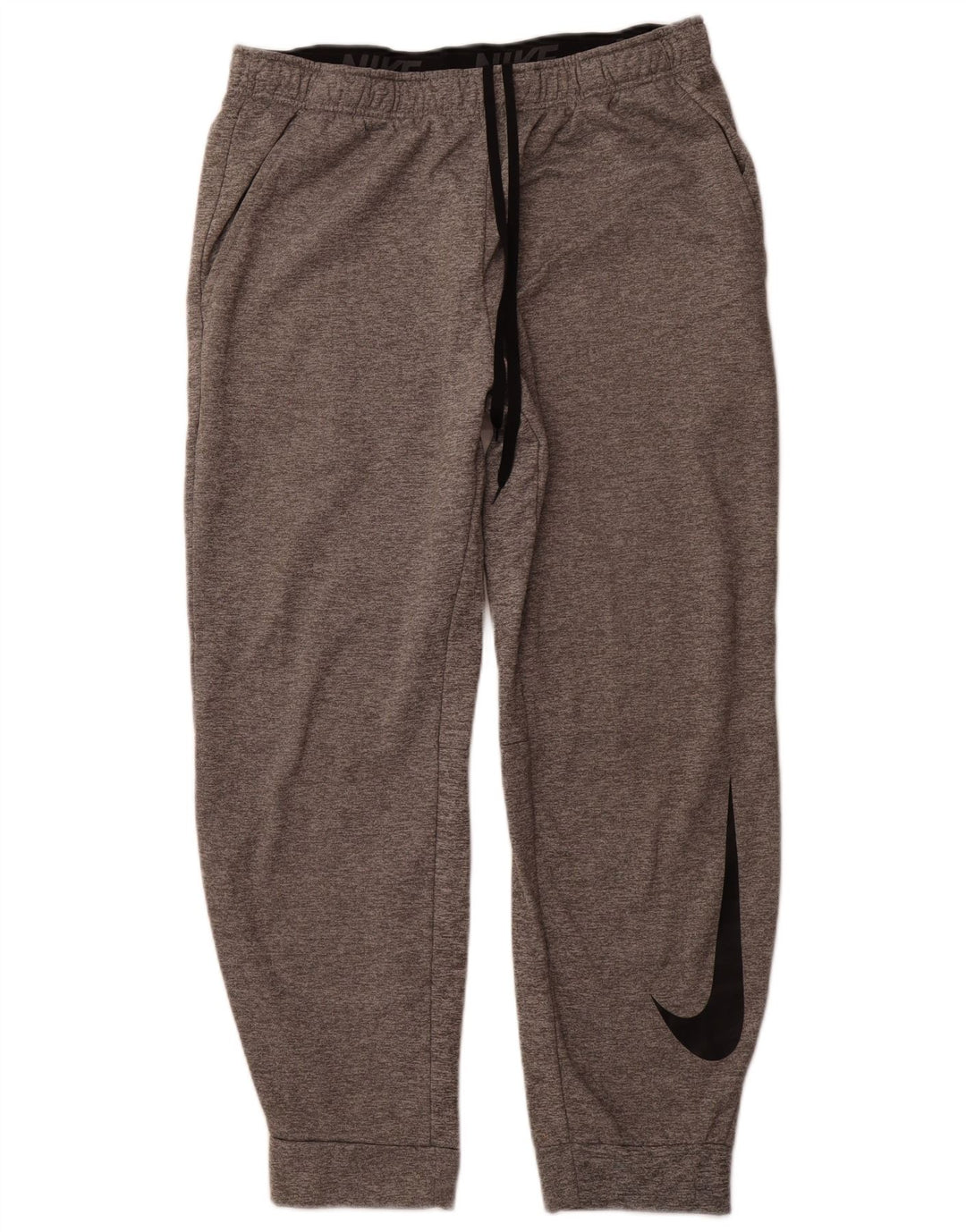 NIKE Pantaloni da tuta con grafica Therma-Fit da uomo Joggers 2XL Grigio chiazzato