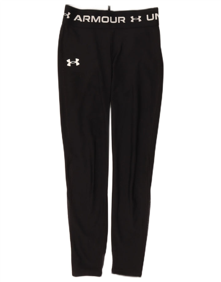 Leggings grafici per ragazze UNDER ARMOUR 9-10 anni Poliestere nero medio