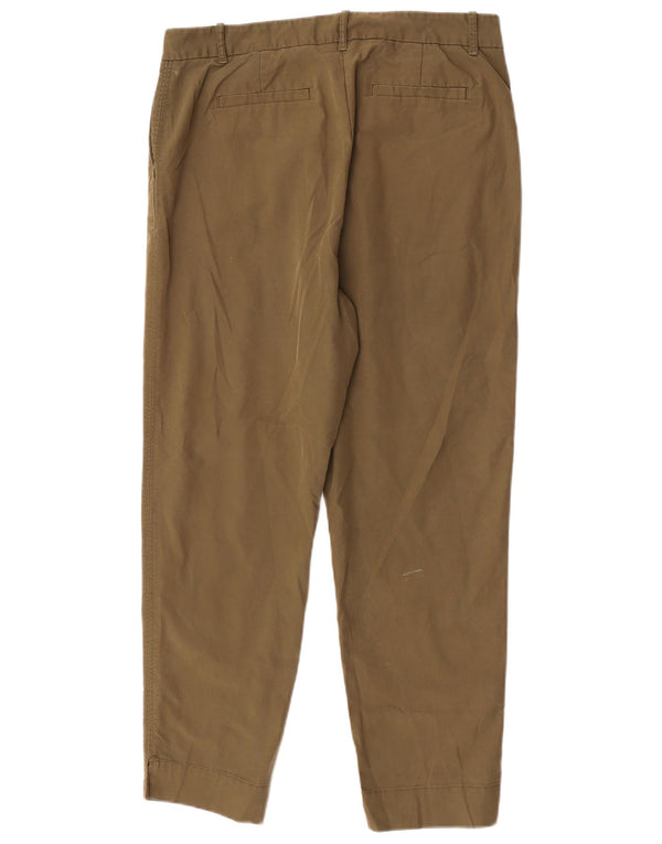 Pantaloni chino affusolati da donna Marks & Spencer UK 16 Large W32 L27 Cachi
