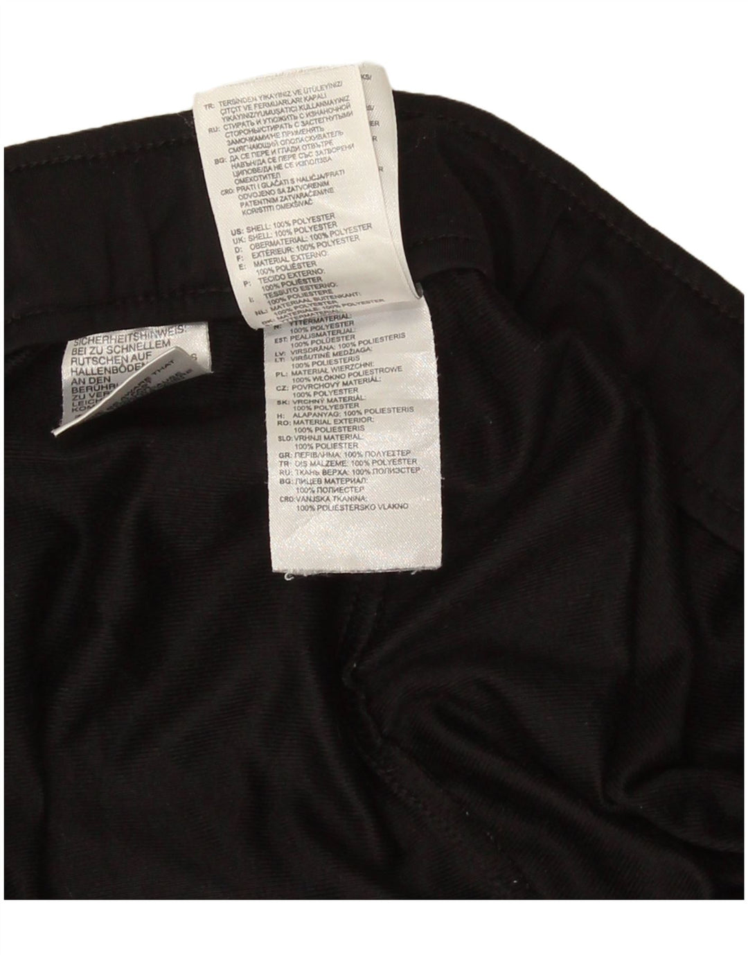 Pantaloni da tuta da uomo Adidas Joggers grandi in poliestere nero