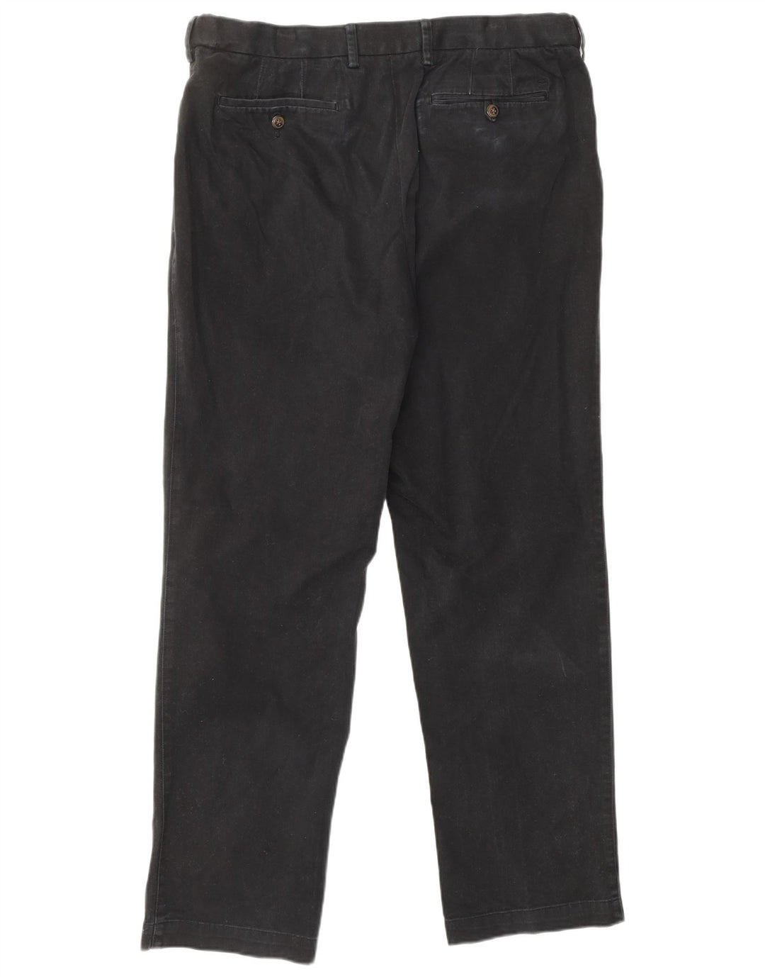 MARKS & SPENCER Pantaloni chino affusolati Harbour blu da uomo W36 L33 neri