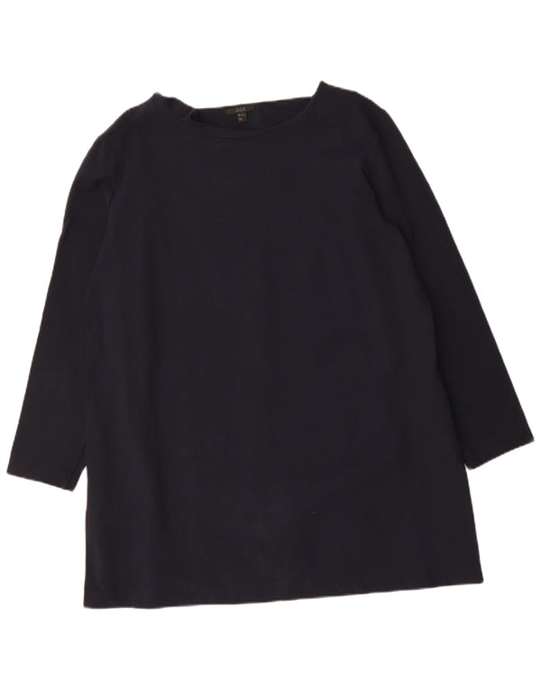 Abito tunica da donna COS UK 16 Large in viscosa blu navy