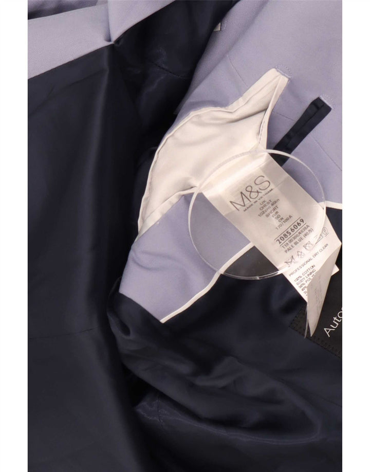 Giacca blazer a 2 bottoni Autograph da uomo Marks & Spencer UK 40 Blu medio