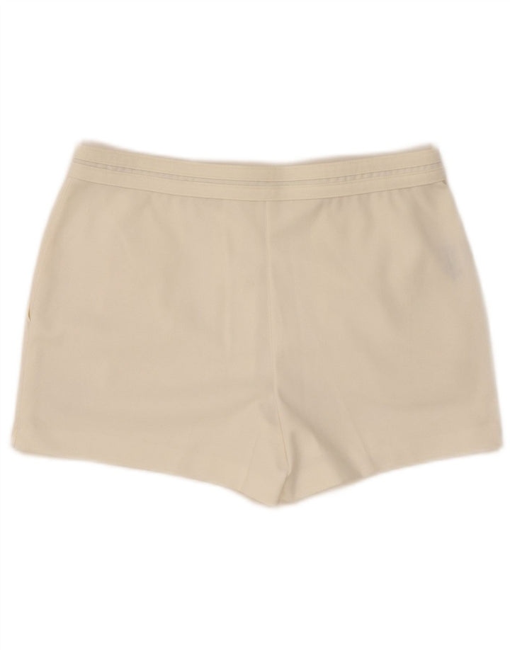 Pantaloncini chino da uomo Sergio Tacchini IT 48 medio W30 poliestere bianco