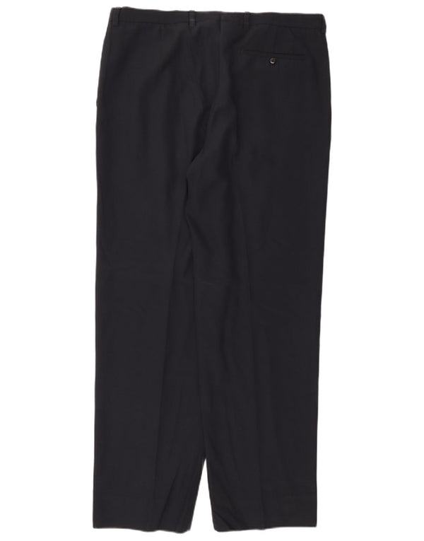 Pantaloni da completo da uomo Burberry IT 48 Medium W36 L31 Blu Navy Lana