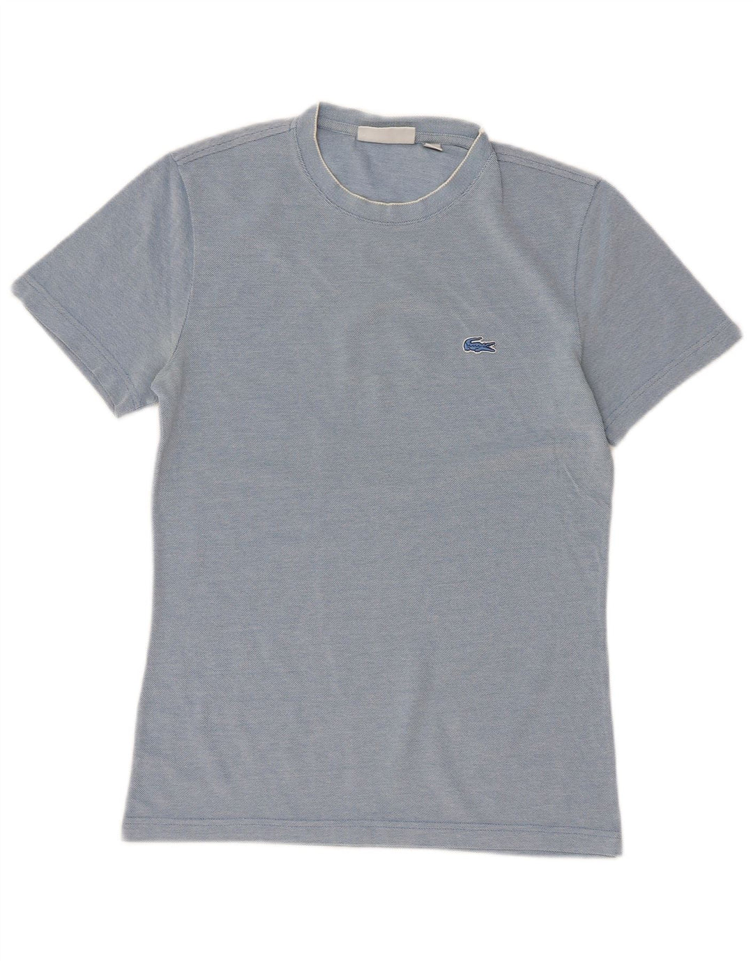 T-shirt slim fit da uomo Lacoste taglia 2 XS in cotone blu