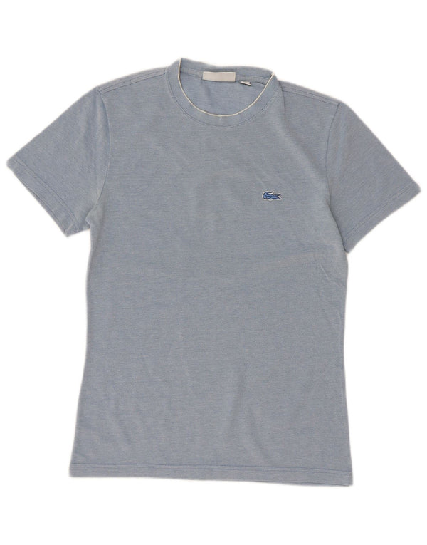 T-shirt slim fit da uomo Lacoste taglia 2 XS in cotone blu