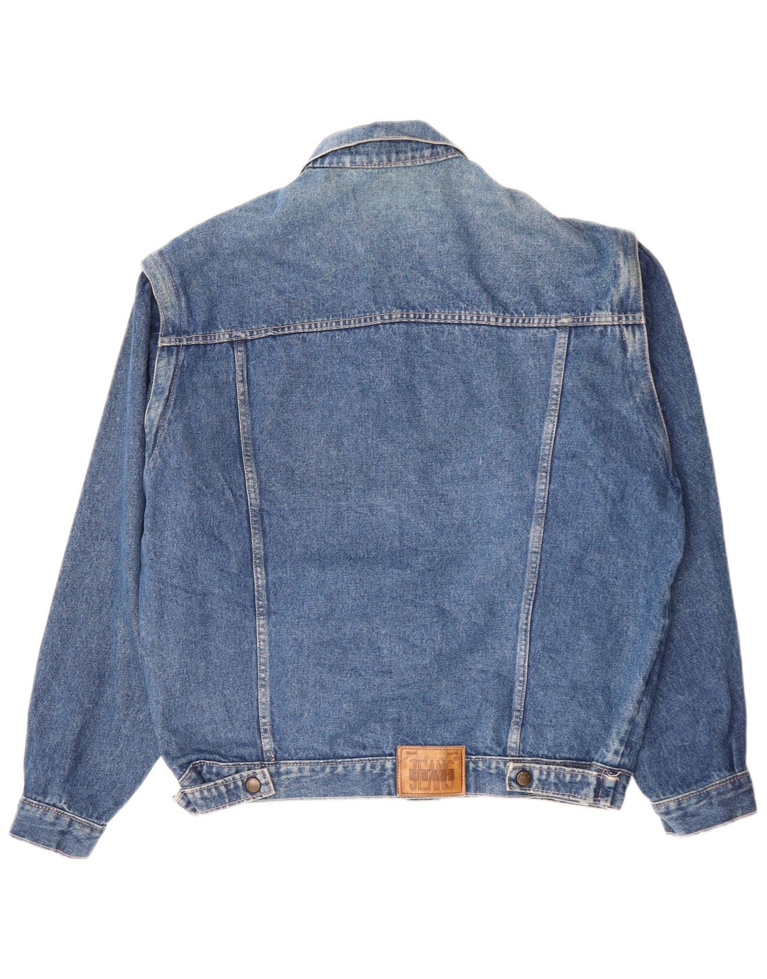 Giacca di jeans vintage da uomo UK 40 grande cotone blu