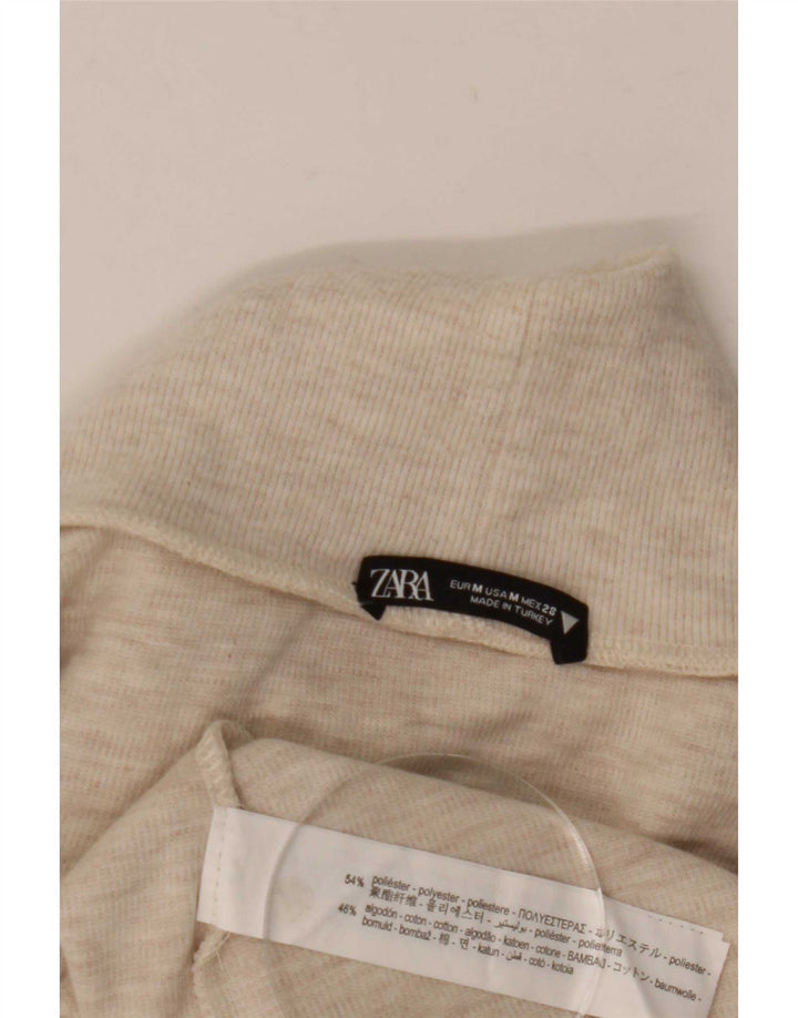 Canotta da donna Zara UK 12 Poliestere beige medio