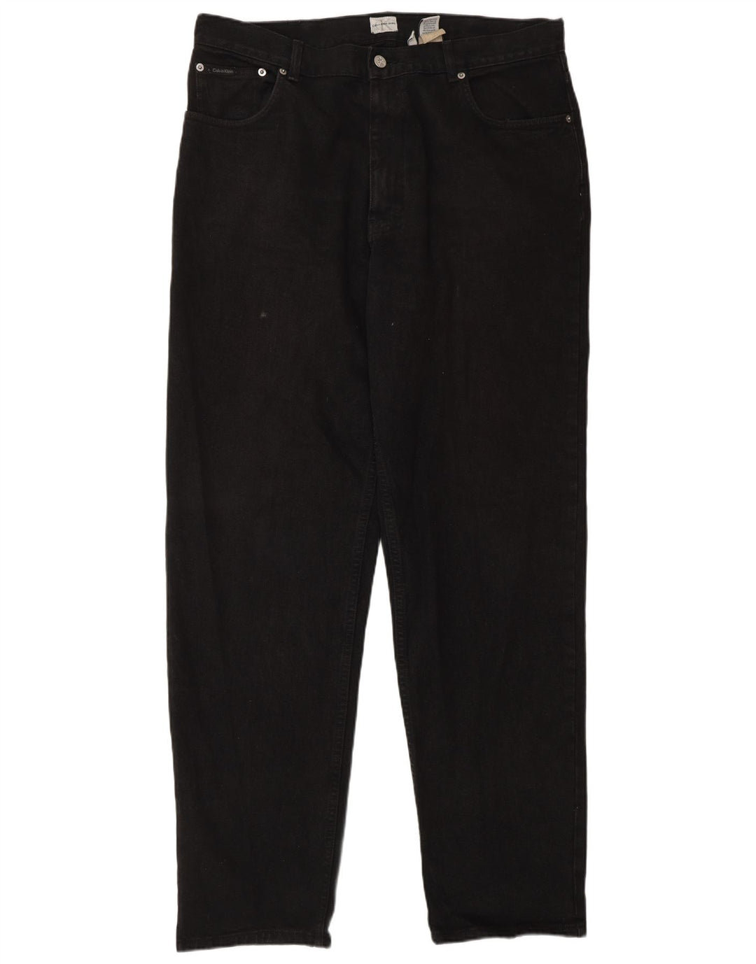 CALVIN KLEIN Jeans affusolati da donna W36 L34 cotone nero