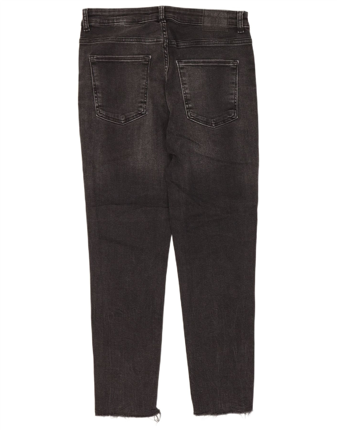 Jeans slim da donna ZARA EU 42 Large W32 L27 Nero