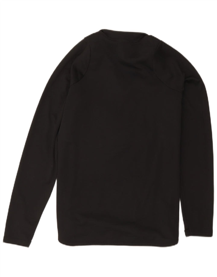 Maglia da tuta Nike Dri Fit con collo e zip da uomo, color block medio nero