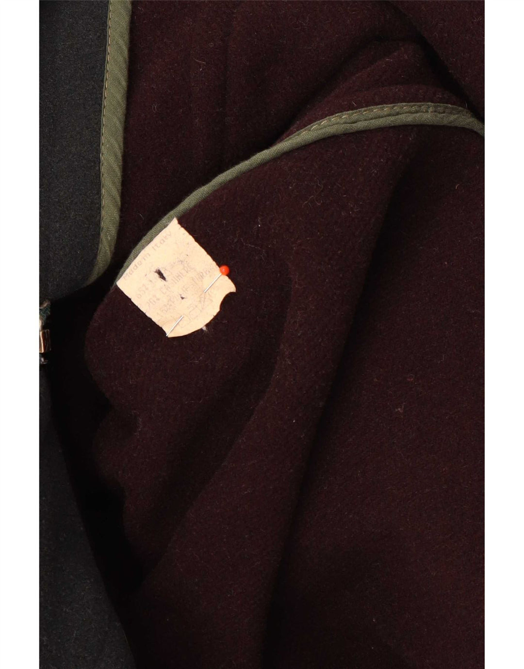Montgomery con cappuccio da uomo P&P People UK 38 Lana verde medio