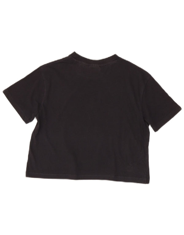 T-shirt grafica corta da donna Guess UK 10 piccola nera