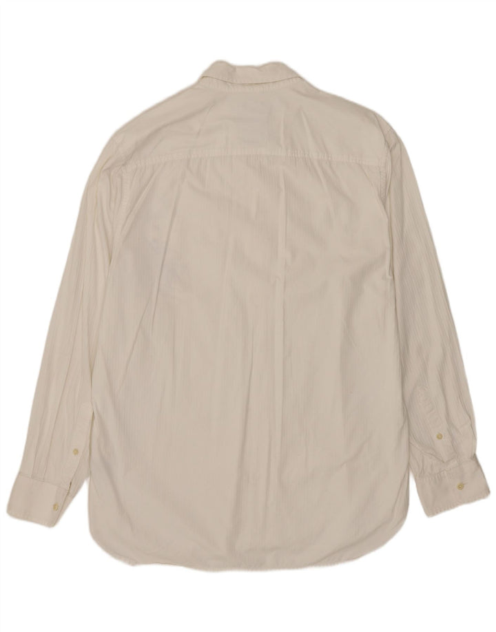 Camicia da uomo Regular Fit TIMBERLAND Large in cotone bianco