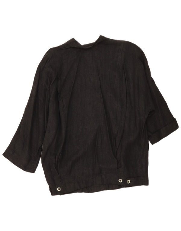 Max Mara Giacca blazer oversize a 4 bottoni da weekend da donna UK 10 piccola nera