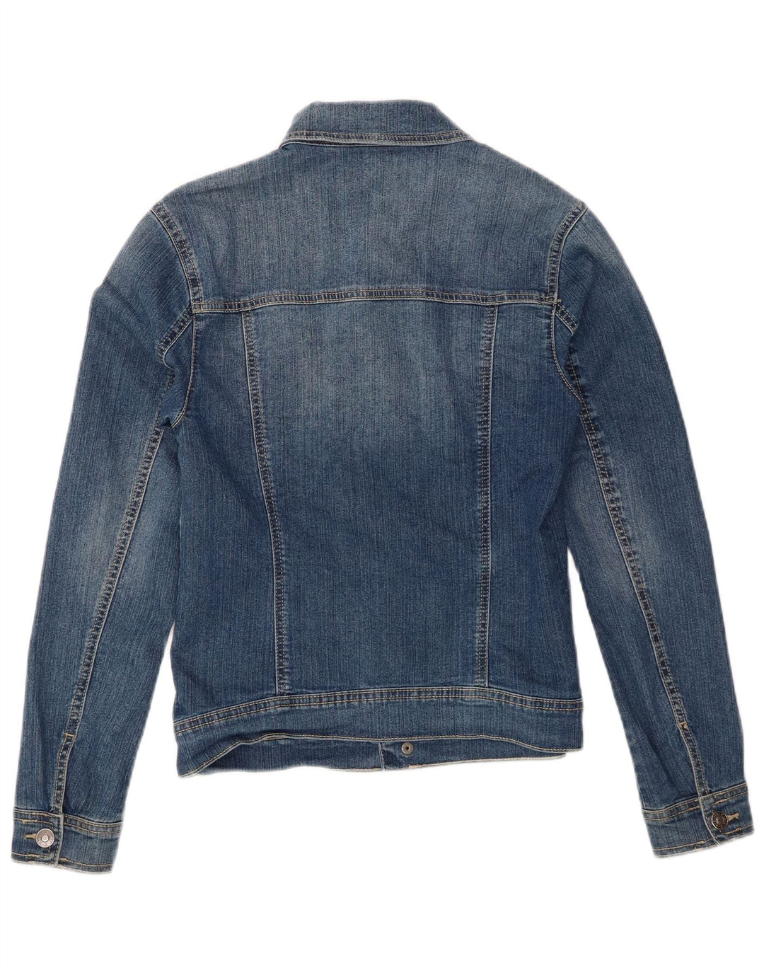 Giacca Jeans Benetton Bambino 13-14 Anni 3XL Cotone Blu