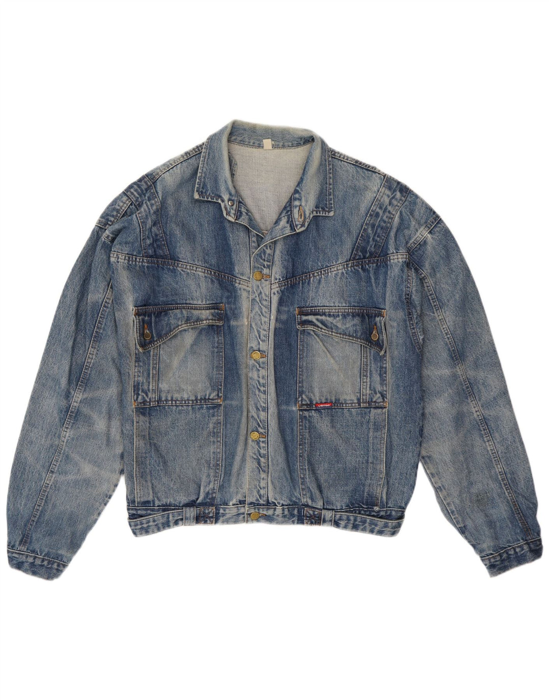Giacca di jeans vintage da uomo UK 42 XL Blu