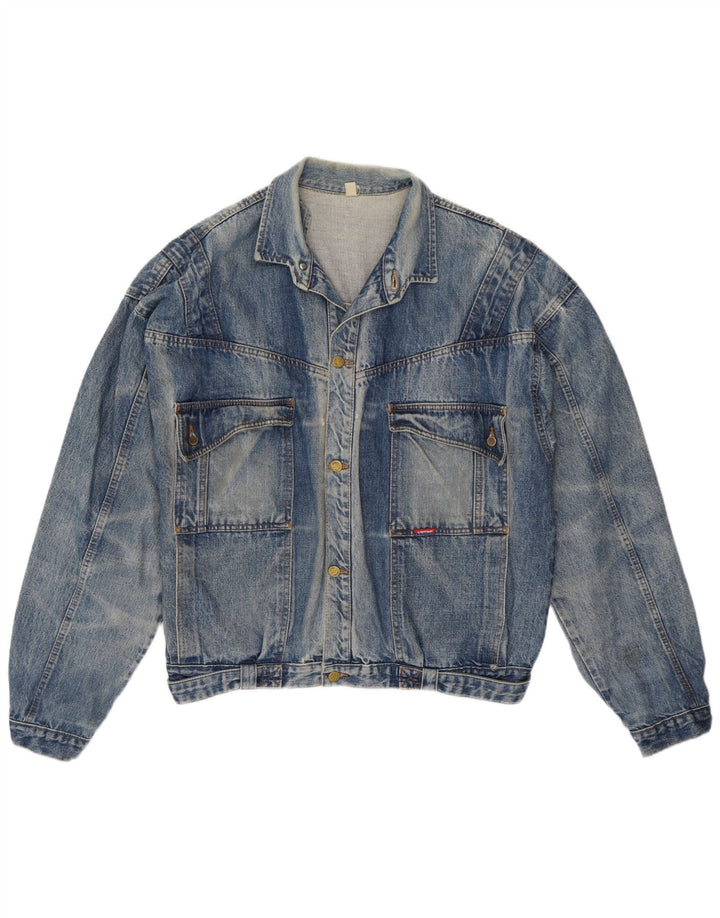 Giacca di jeans vintage da uomo UK 42 XL Blu