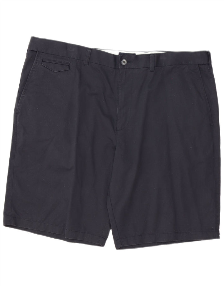 Pantaloncini chino da uomo Marks & Spencer W44 2XL cotone blu navy