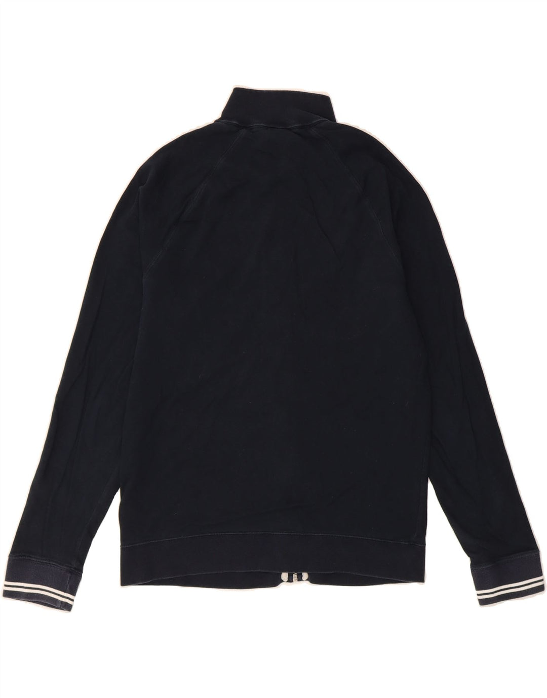 ABERCROMBIE & FITCH Mens Tracksuit Top Jacket Medium Navy Blue Cotton Vintage Abercrombie & Fitch and Second-Hand Abercrombie & Fitch from Messina Hembry 