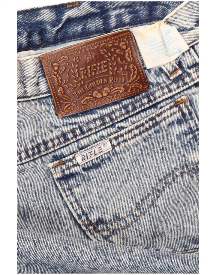 Jeans affusolati da uomo RIFLE W34 L30 in cotone blu