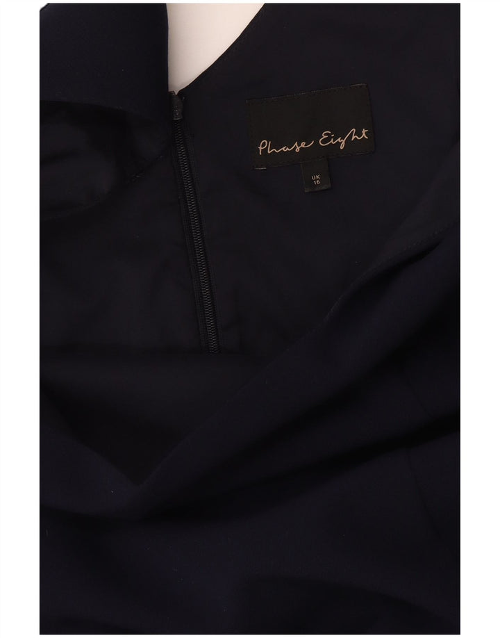 Abito tubino senza maniche da donna Phase Eight UK 16 Large Blu Navy