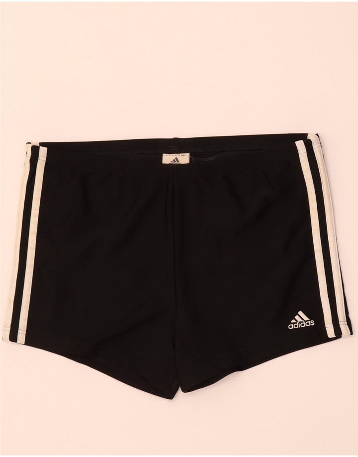 Pantaloncini da bagno da uomo Adidas medi in nylon nero