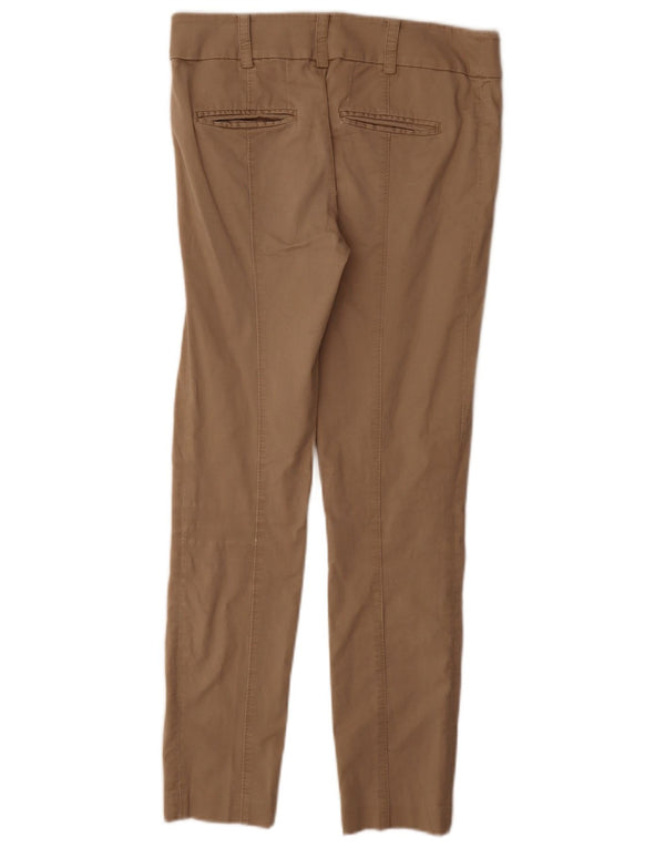 Pantaloni casual skinny da donna a vita bassa Stefanel IT 40 Small W28 L29 Beige