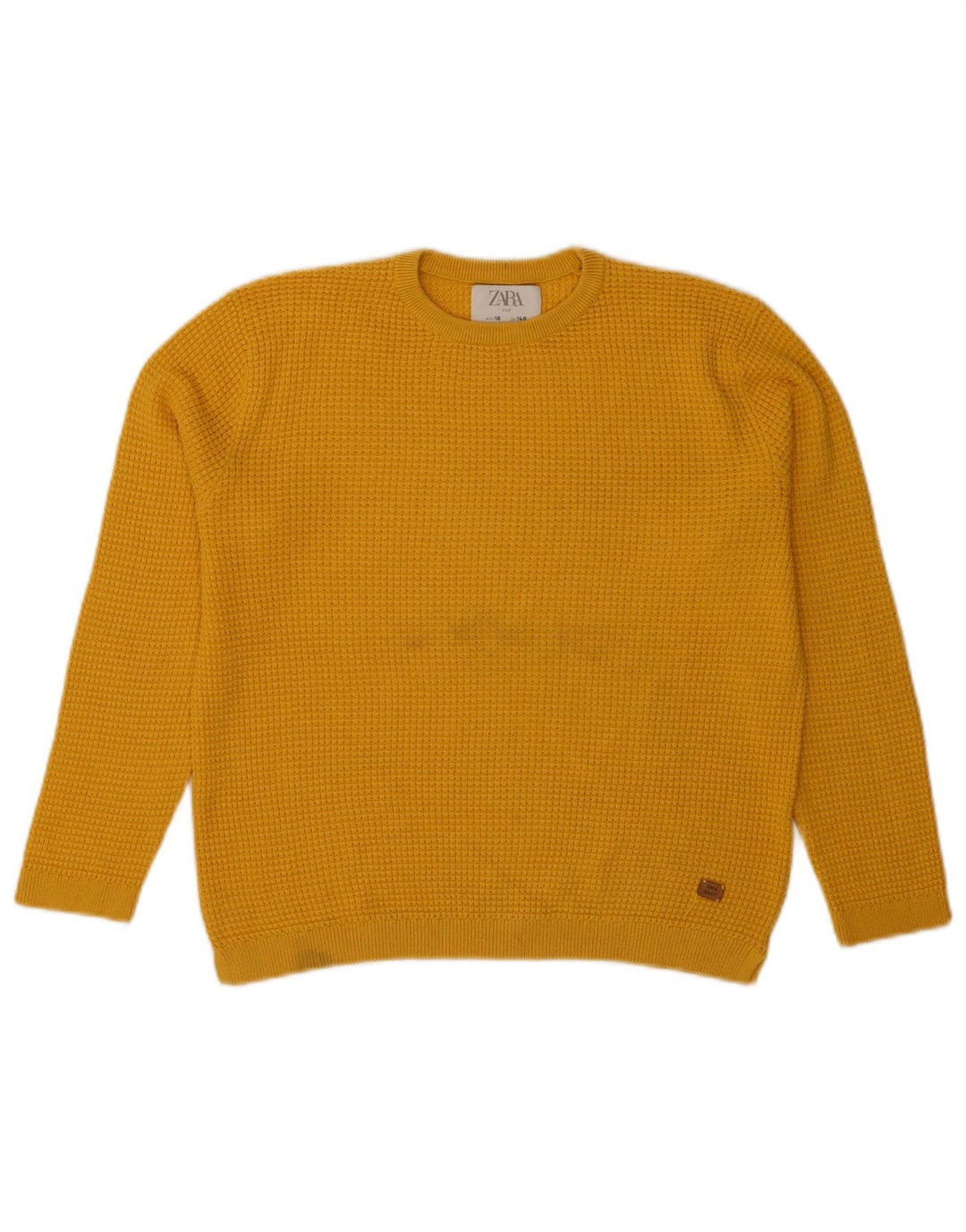 Maglione girocollo per ragazzi Zara 9-10 anni Giallo