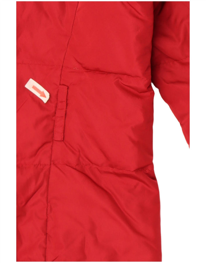 Giacca imbottita oversize da weekend da donna Max Mara UK 10 piccola in nylon rosso