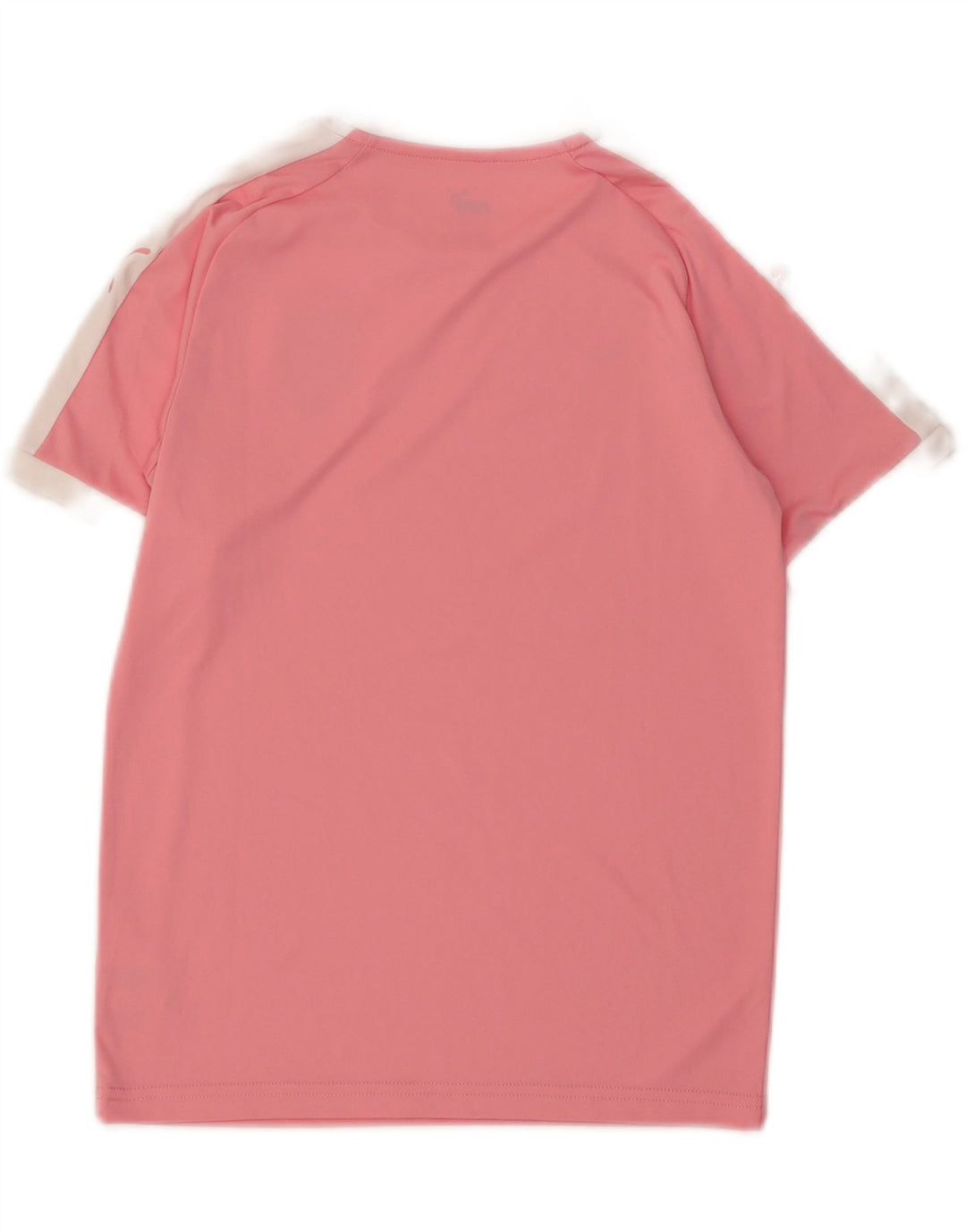 PUMA Girls Graphic T-Shirt Top 11-12 Years Pink Polyester