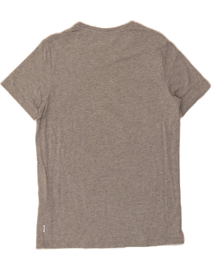 JACK & JONES Mens Regular Fit Graphic T-Shirt Top Medium Grey Cotton Vintage Jack & Jones and Second-Hand Jack & Jones from Messina Hembry 