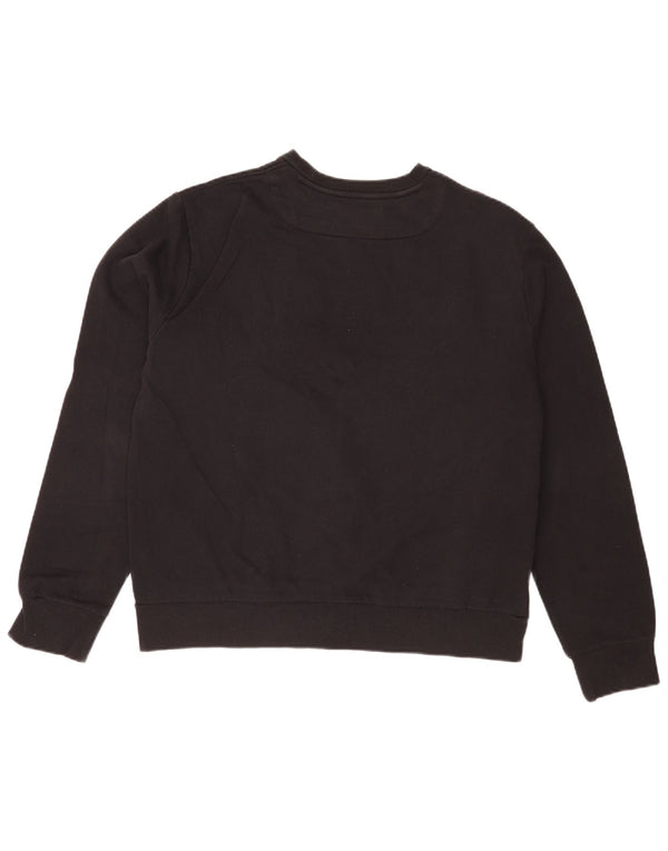 Felpa con grafica da donna Gas Maglione UK 20 2XL Cotone nero