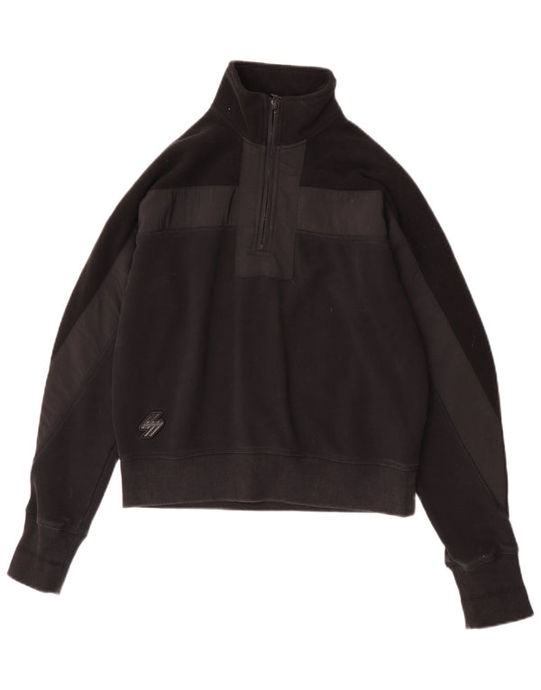 Felpa oversize da donna Superdry Jumper UK 10 Small Black Colourblock