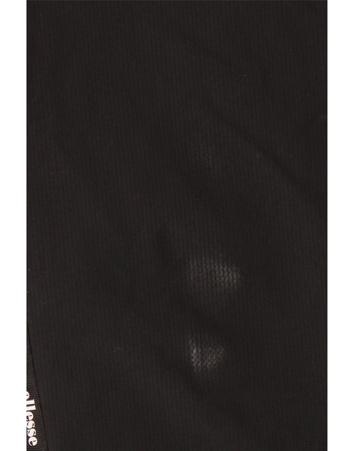 Ellesse Pantaloni da tuta da uomo con grafica Joggers piccoli in poliestere nero