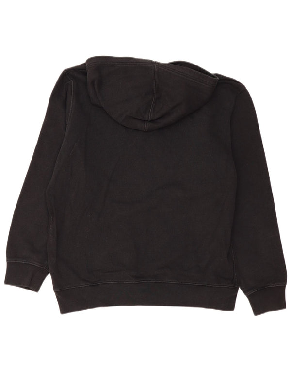 Maglione con cappuccio grafico da donna LEVI'S UK 16 grande cotone nero