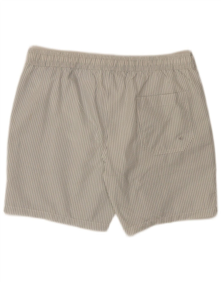 Pantaloncini da bagno da uomo All Saints, grandi, in poliestere gessato blu