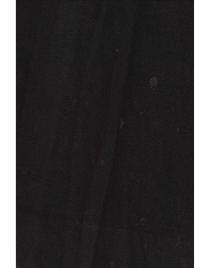 Pantaloni chino dritti da uomo Zara EU 42 Large W32 L32 poliestere nero