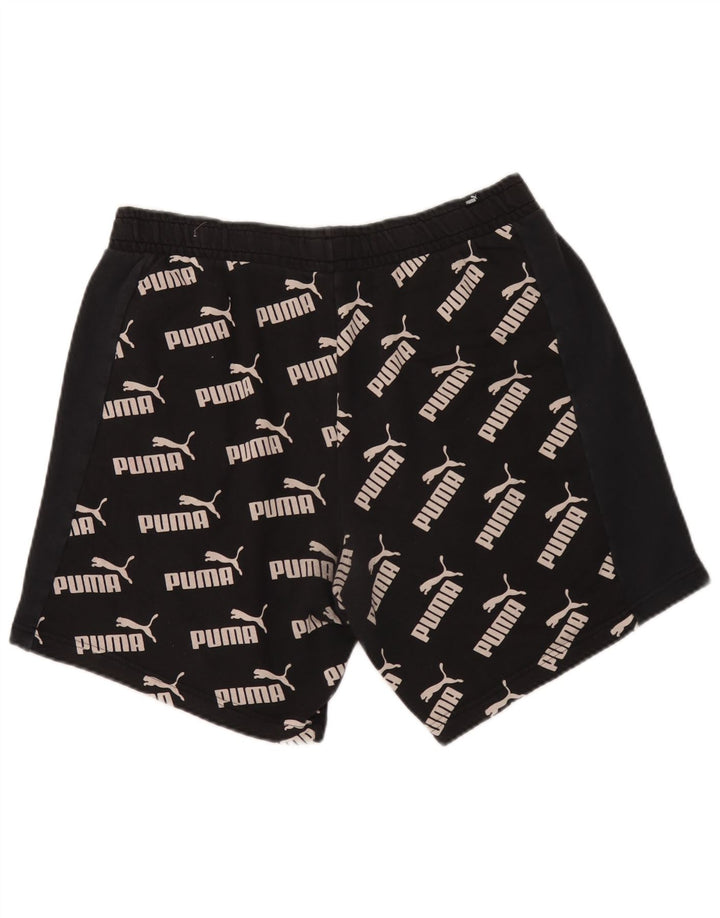 Pantaloncini sportivi grafici da uomo Puma XL neri