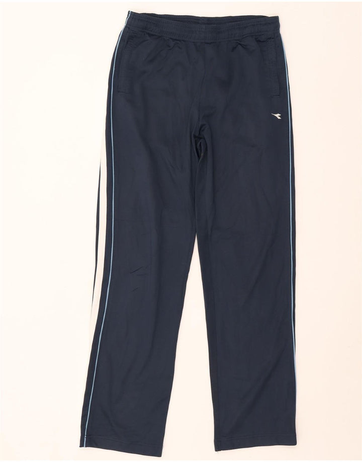 DIADORA Pantaloni da tuta da uomo UK 36 Small Blu Navy Poliestere