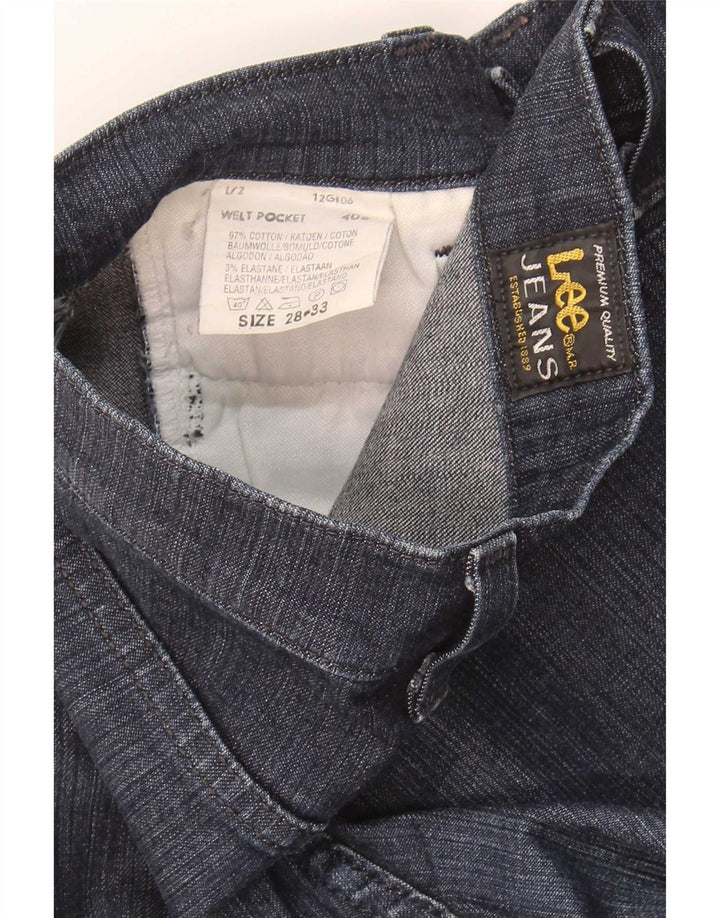 Jeans svasati da donna Lee W28 L33 cotone blu navy