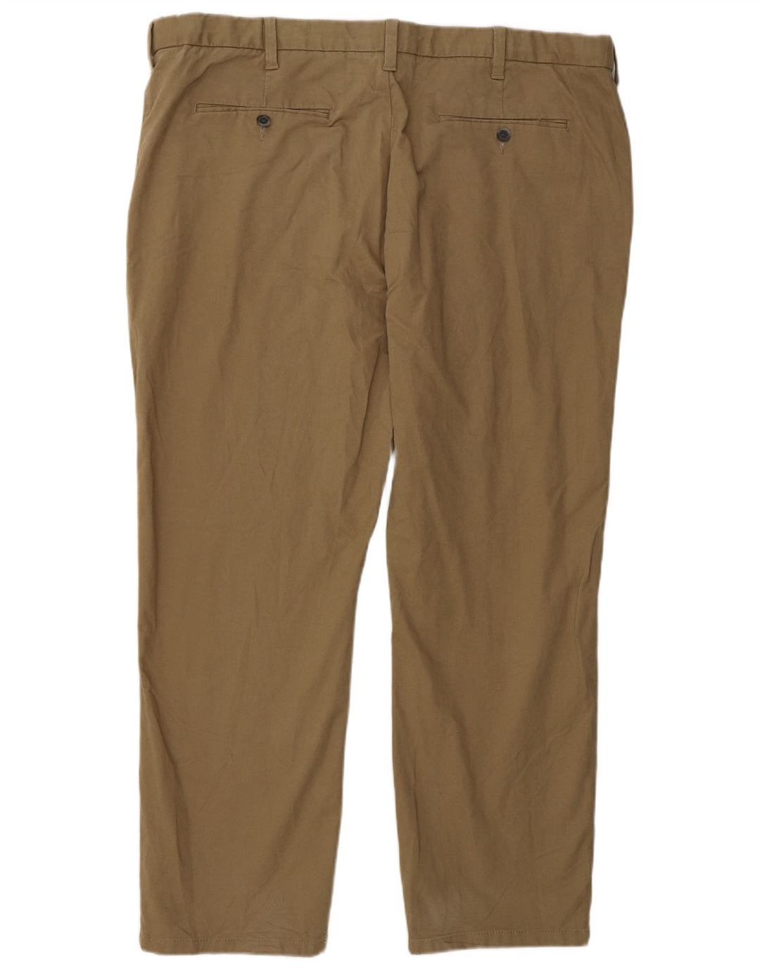 Pantaloni chino vestibilità regolare da uomo Marks & Spencer W42 L29 cotone marrone