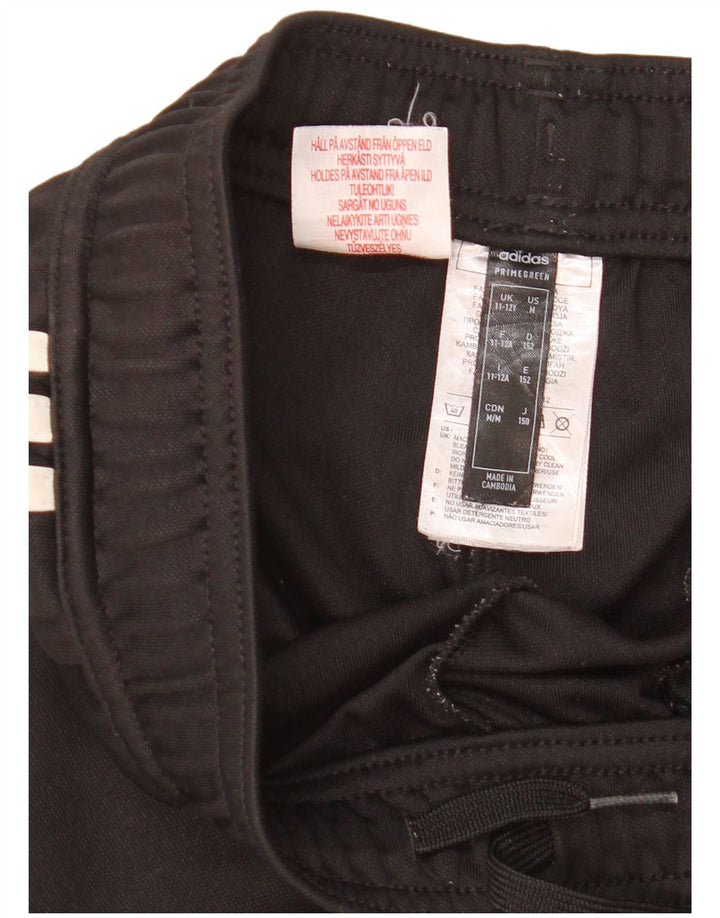 Pantaloni della tuta da ragazzo Adidas 11-12 anni in poliestere nero
